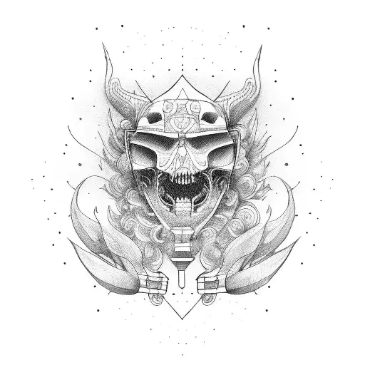 old car tattoo design idea