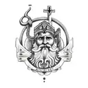 God Odin,god Zeus,Mount Olympus,igdrasil tree tattoo design idea