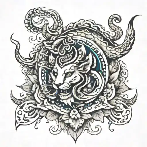 Raj tattoo design idea