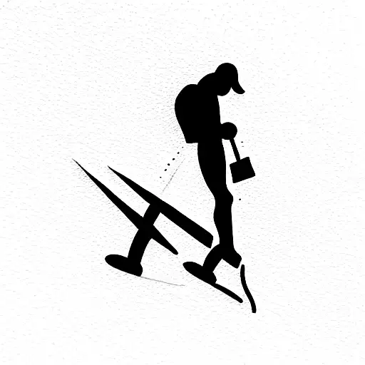  blue collar, hard worker, sacrifice,  tattoo design idea