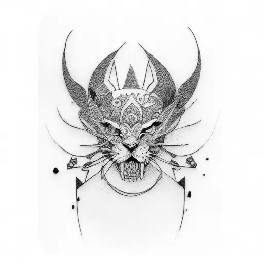 Lust tattoo design idea