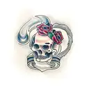 Lust tattoo design idea