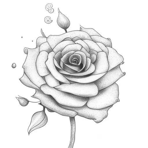 flower with name ( Makenna Jade) and date ( 11~21~23) tattoo design idea