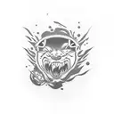 subaru brz drifting tattoo design idea