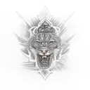 car drifting tattoo design idea