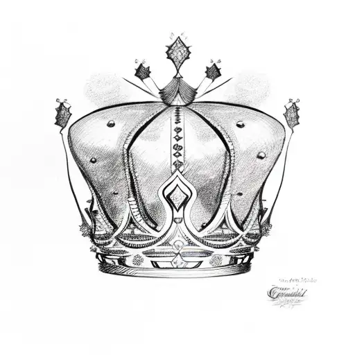 Queen's Crown tattoo design idea