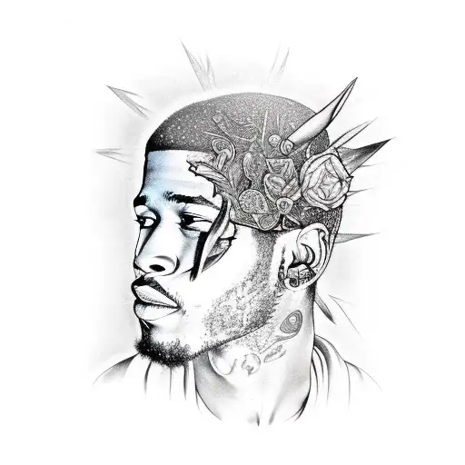 kid cudi tattoo design idea