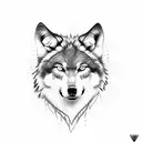 value loyalty above all else, wolf,family tattoo design idea