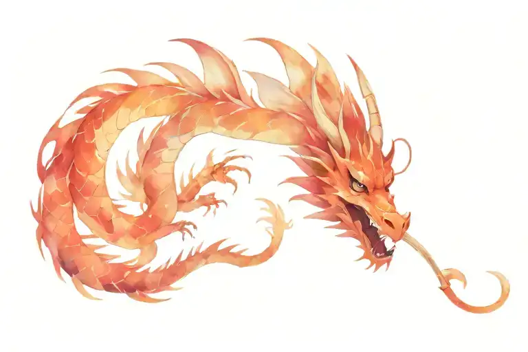 studio ghibli spirited away dragon tattoo design idea