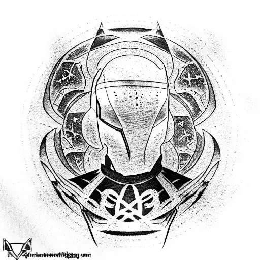 star trek lord of the rings tattoo design idea