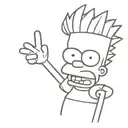 bart simpson tattoo design idea