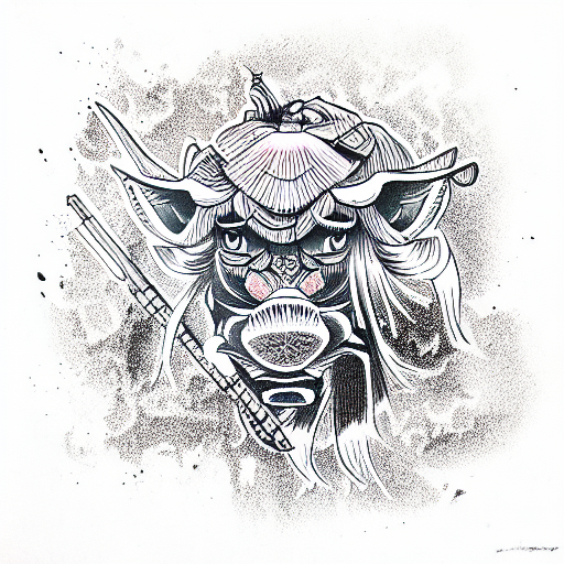 Warthog Soldier tattoo design idea