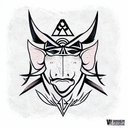 Masonic Warthog Warrior tattoo design idea