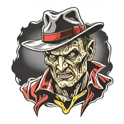 Freddy Krueger tattoo design idea