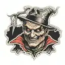 Freddy Krueger tattoo design idea