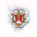 Spain and Lebanon  tattoo design idea