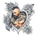 man with chest tattoo tattoo design idea