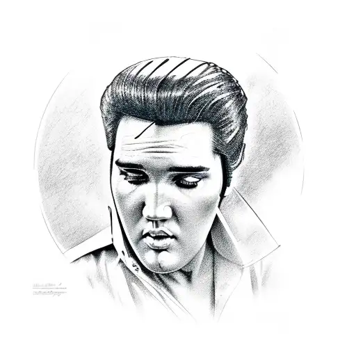 Elvis  tattoo design idea