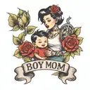 boy mom tattoo tattoo design idea