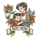 boy mom tattoo tattoo design idea