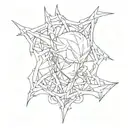 left collar bone fractured tattoo design idea