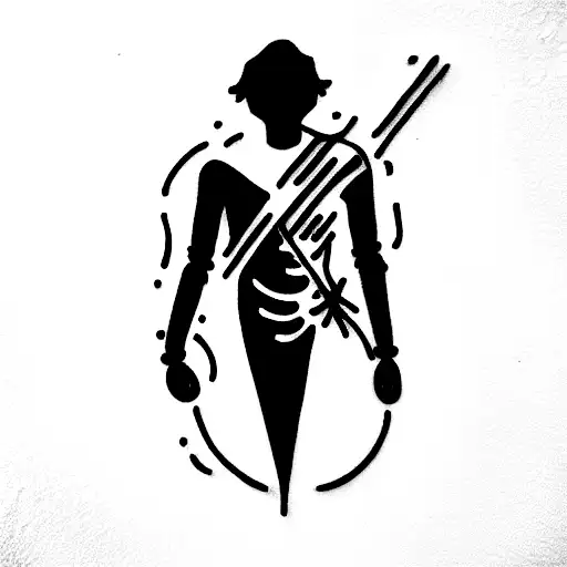 Anakin Skywalker, Androide 17, Poseidón  tattoo design idea