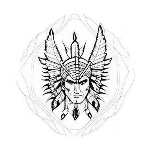 red indian design full chest tattoo tattoo design idea