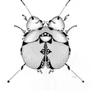 charley harper ladybug tattoo design idea