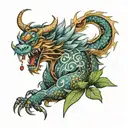 great wall  tattoo design idea