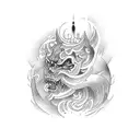 the path to paradise is through hell tattoo design idea