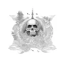 the path to paradise is through hell tattoo design idea