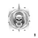 the path to paradise is through hell tattoo design idea