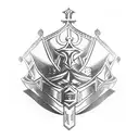 king and templar knight chess crown queen jester tattoo design idea
