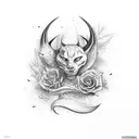 nothing lasts forever tattoo design idea