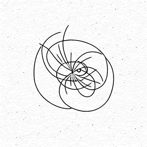 quantum entaglement tattoo design idea