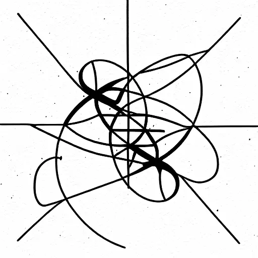 quantum entanglement tattoo design idea