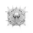 wrench cross tattoo design idea