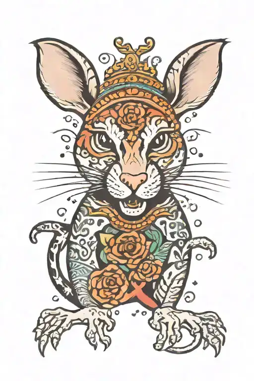 rat river tattoo design idea