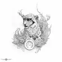 1 Peter 5 7 sleeve tattoo design idea