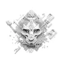 handshake tattoo design idea