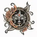 new age kaali mata tattoo design idea