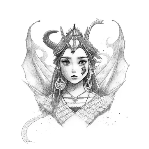 After being betrayed and run out of her home, the red-haired Princess Yona searches for four legendary dragons to take b tattoo design idea