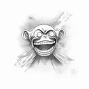 Monkey D Luffy tattoo design idea