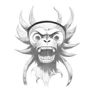 Monkey D Luffy tattoo design idea