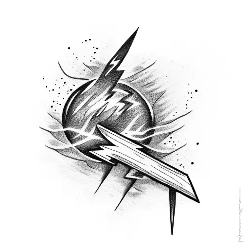 Lightning Bolt tattoo design idea