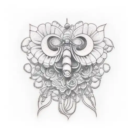 busty slut tattoo design idea