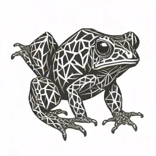 poison dart frog tattoo design idea