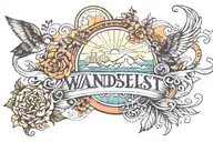 Wanderlust tattoo design idea