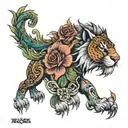 king tattoo design idea