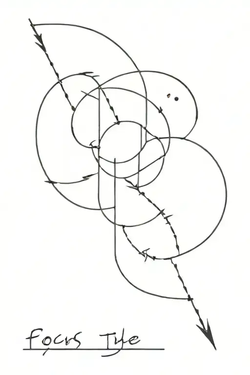 focus to the goal, to arrive anyway tattoo design idea